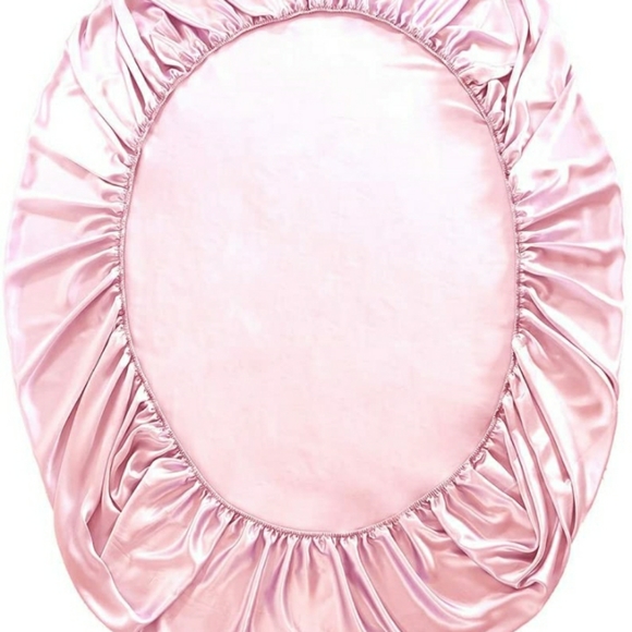 Lilysilk Silk Luxury Fitted Sheet 19 Momme Seamless Deep Pocket Twin, Light Plum - Picture 4 of 11